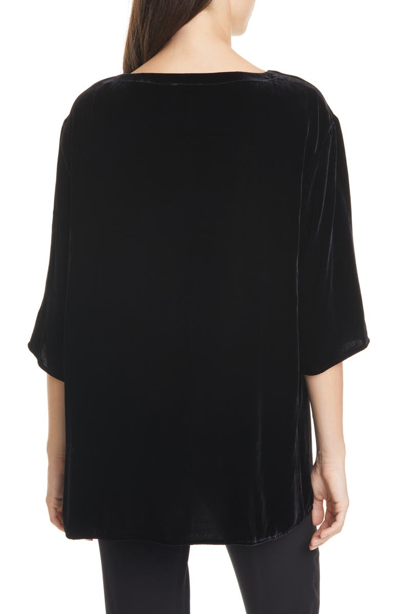 Eileen Fisher Ballet Neck Boxy Top, Alternate, color,