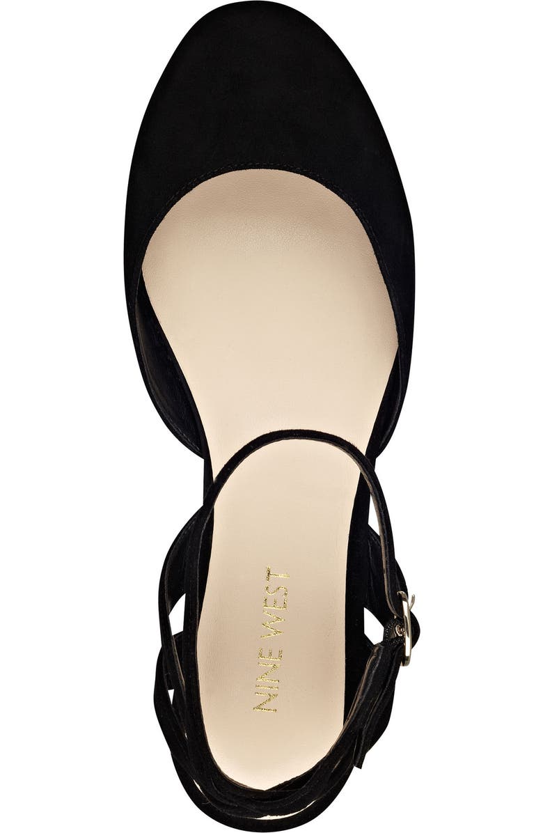 Nine West Begany Ankle Strap Flat, Alternate, color,