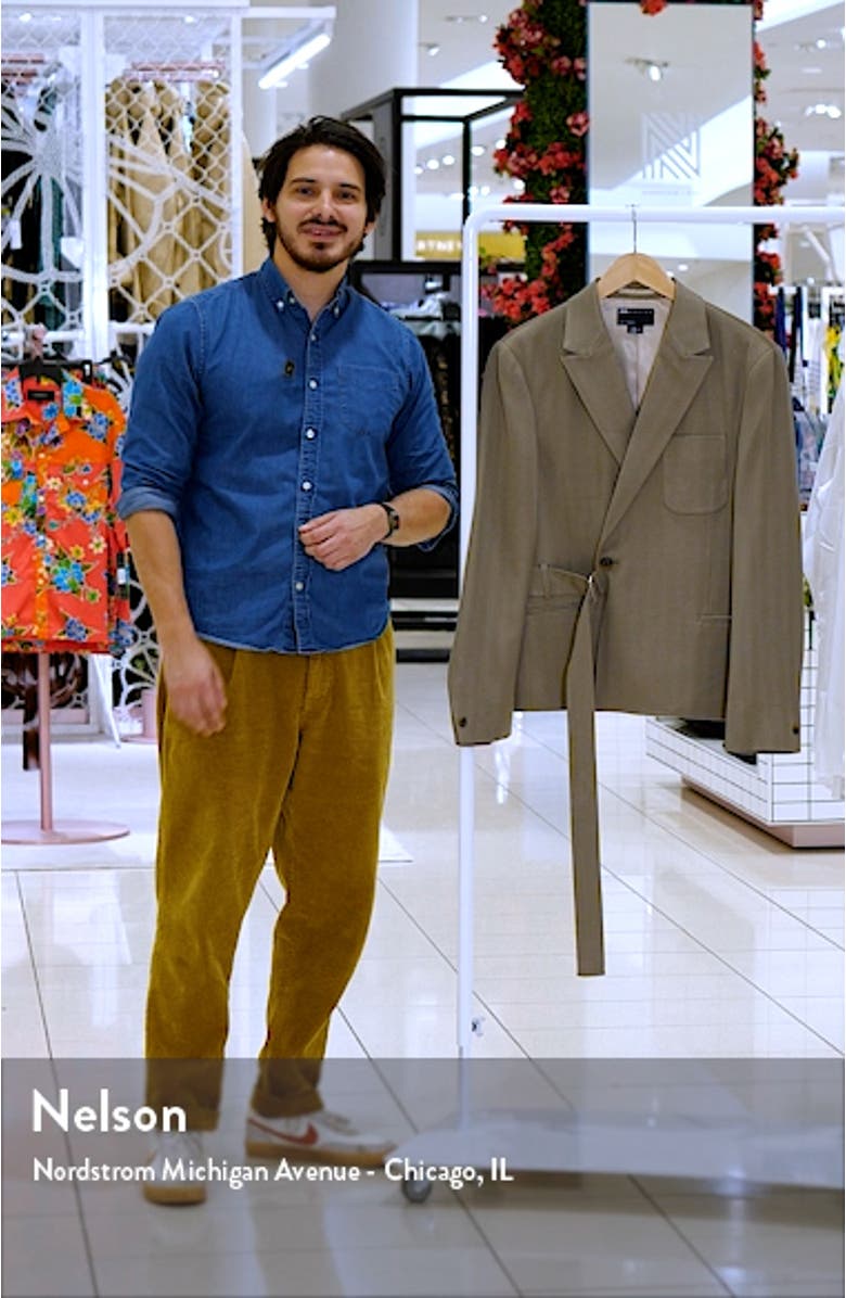 Slim Crop Suit Jacket, sales video thumbnail