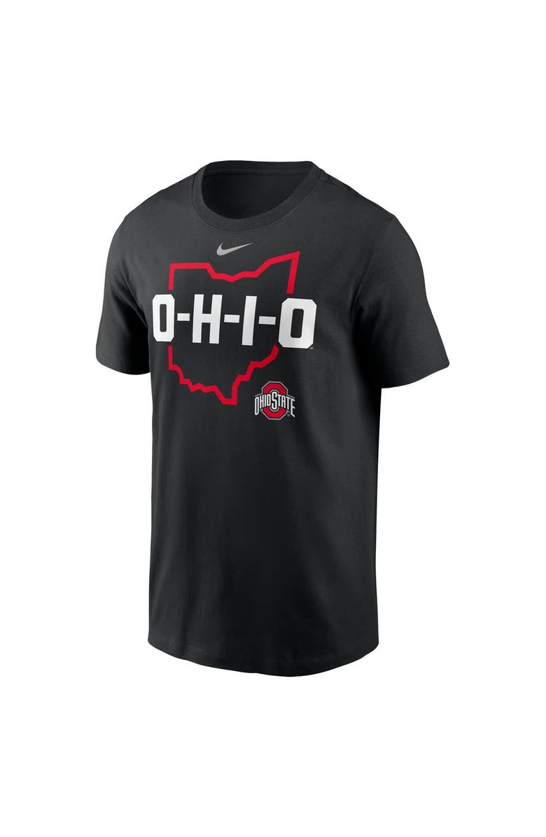 Nike Men's Nike Black Ohio State Buckeyes Campus Local T-Shirt, Alternate, color, Black