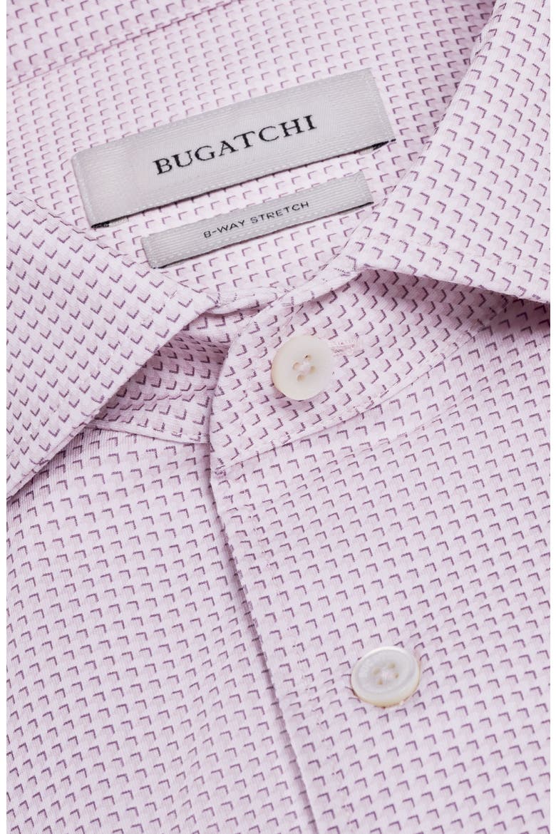 Devon OoohCotton® Optical Grid Print Button-Up Shirt, Alternate, color, PRIMEROSE