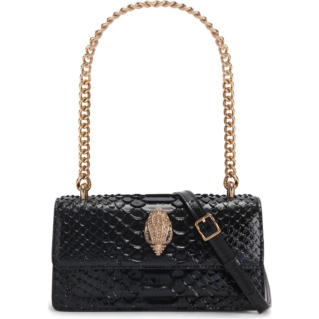 Kurt Geiger London Small Shoreditch East West Shoulder Bag In Black