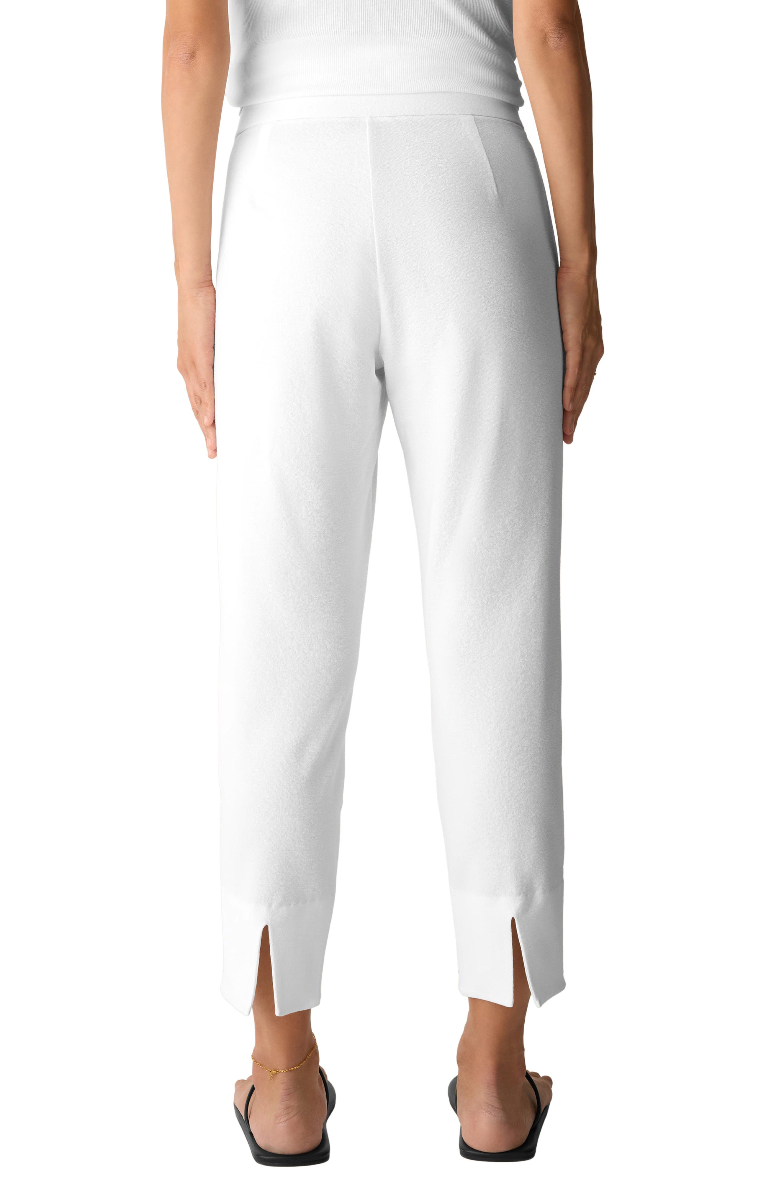 Slit Back Slim Crop Pants - image 4