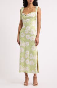 Lulus Sabine Sleeveless Midi Sundress