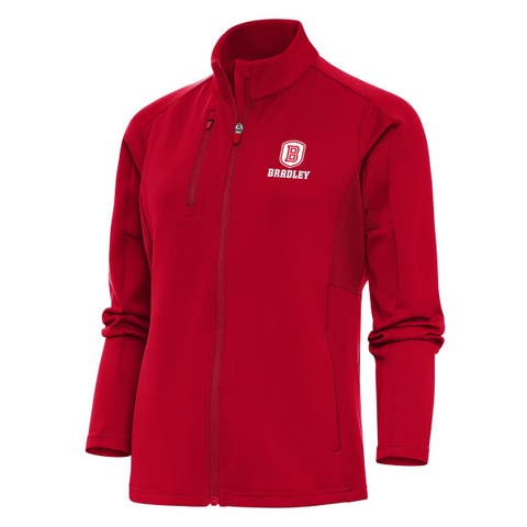 Women's Antigua Red Bradley Braves Generation Digital Thermal Full-Zip Jacket