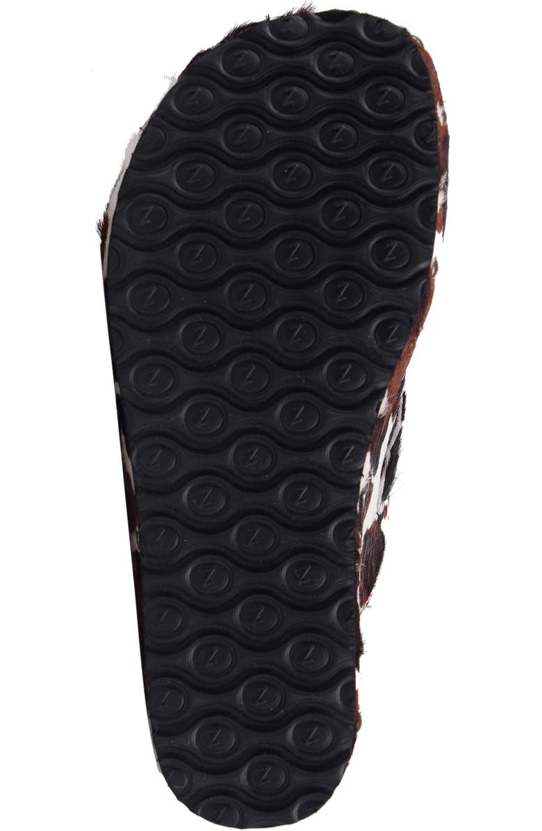 ZIGI Cuna Platform Clog, Alternate, color, Black Brown Calf Hair