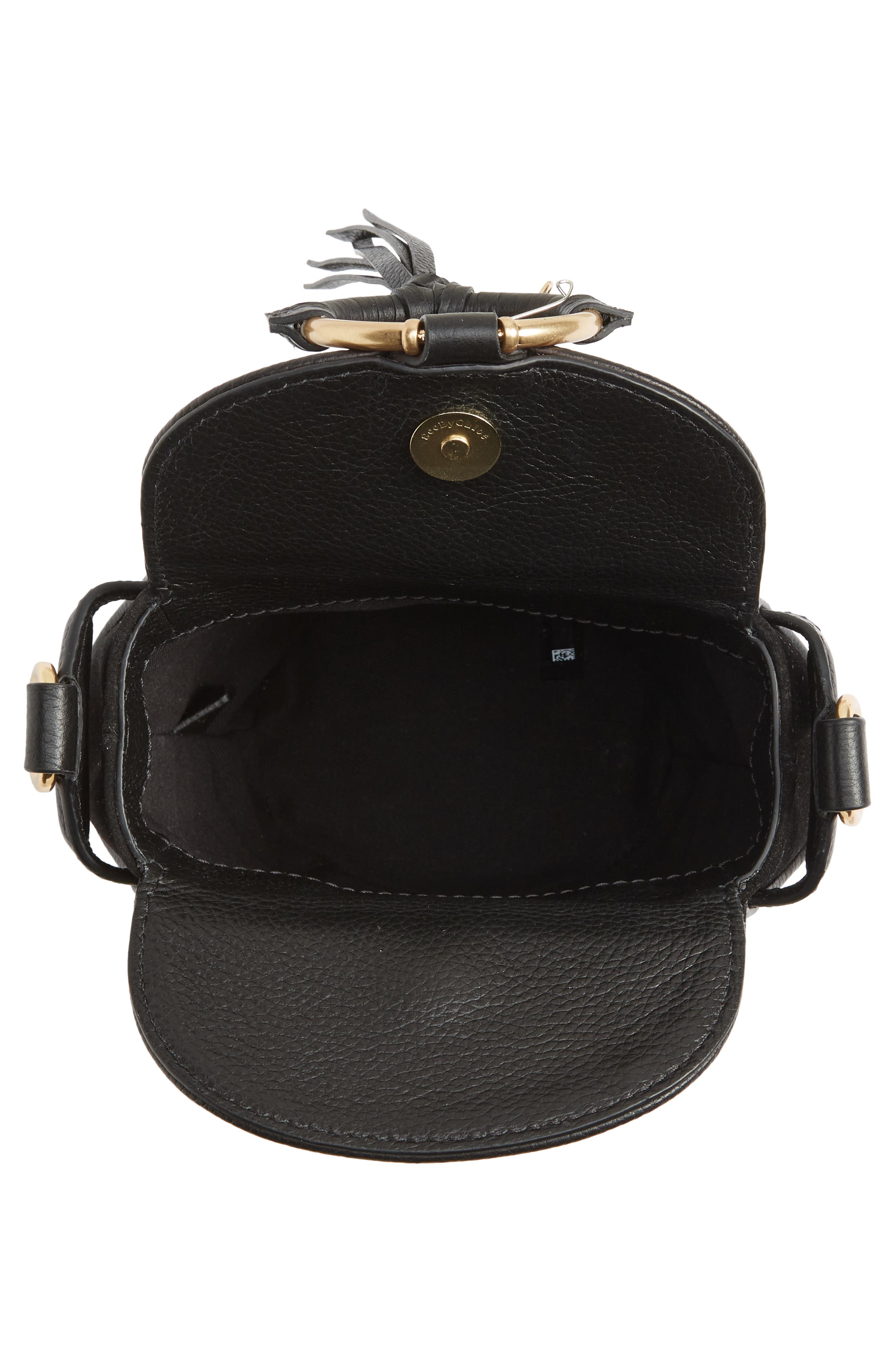 See by Chloé Joan Box Leather Bucket Crossbody Bag, Alternate, color, 