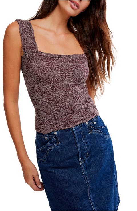 Love Letter Floral Knit Camisole