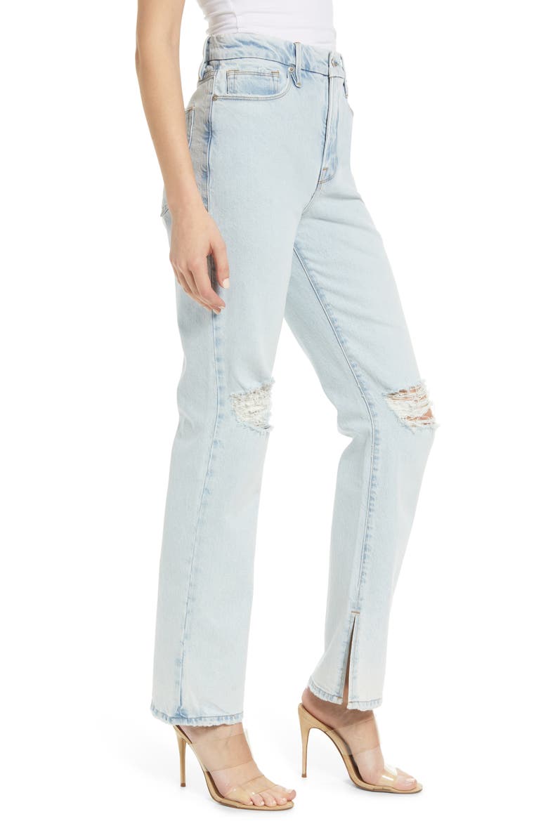 Good American Good Boy High Waist Jeans, Alternate, color,