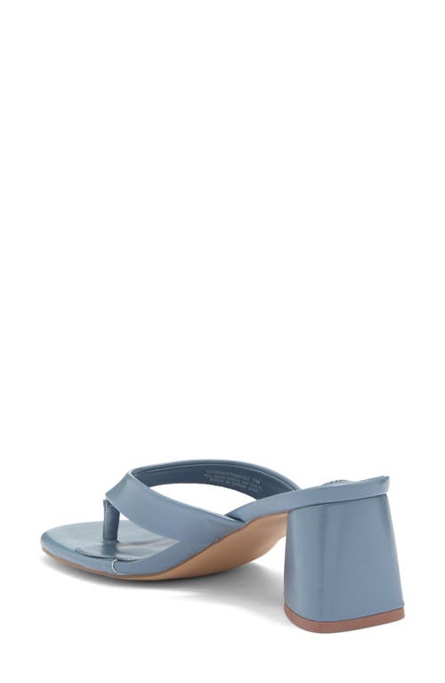 Steve Madden Kitana Block Heel Slide Sandal In Blue