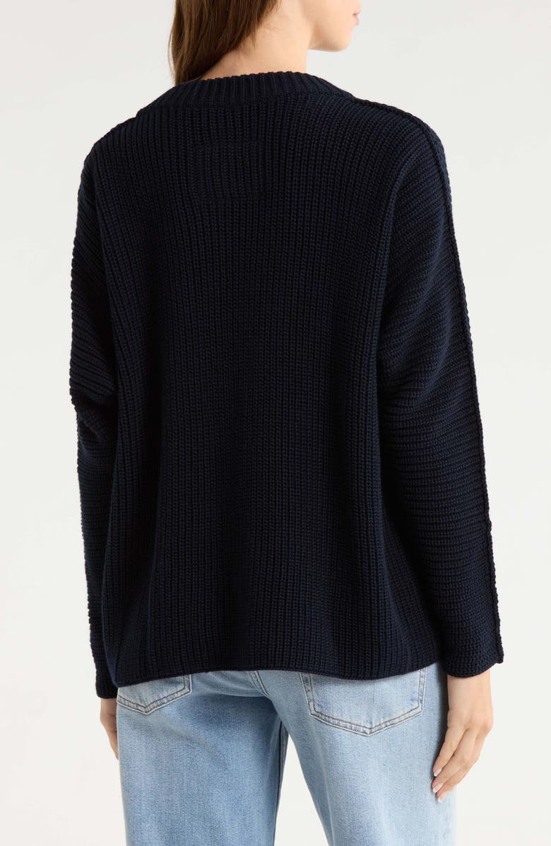 Frank & Eileen Montecito Cotton Cardigan, Alternate, color, Marine