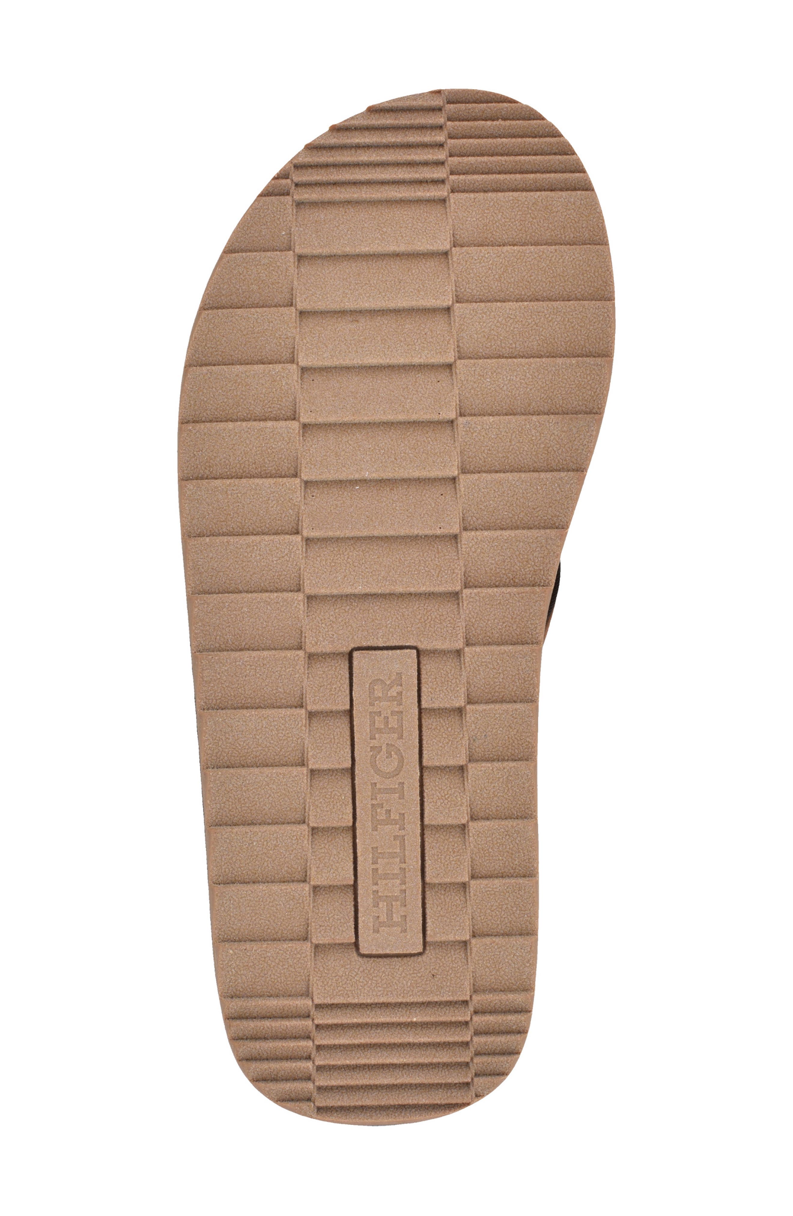 Orlind Logo Flip Flop, Alternate, color, COGNAC/ DARK COFFEE