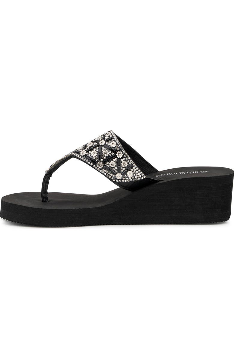 OLIVIA MILLER Batumi Wedge Thong Sandal, Alternate, color,