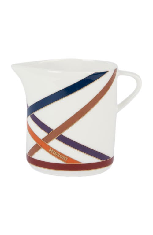 Missoni Nastri Geometric-print Creamer In Multi
