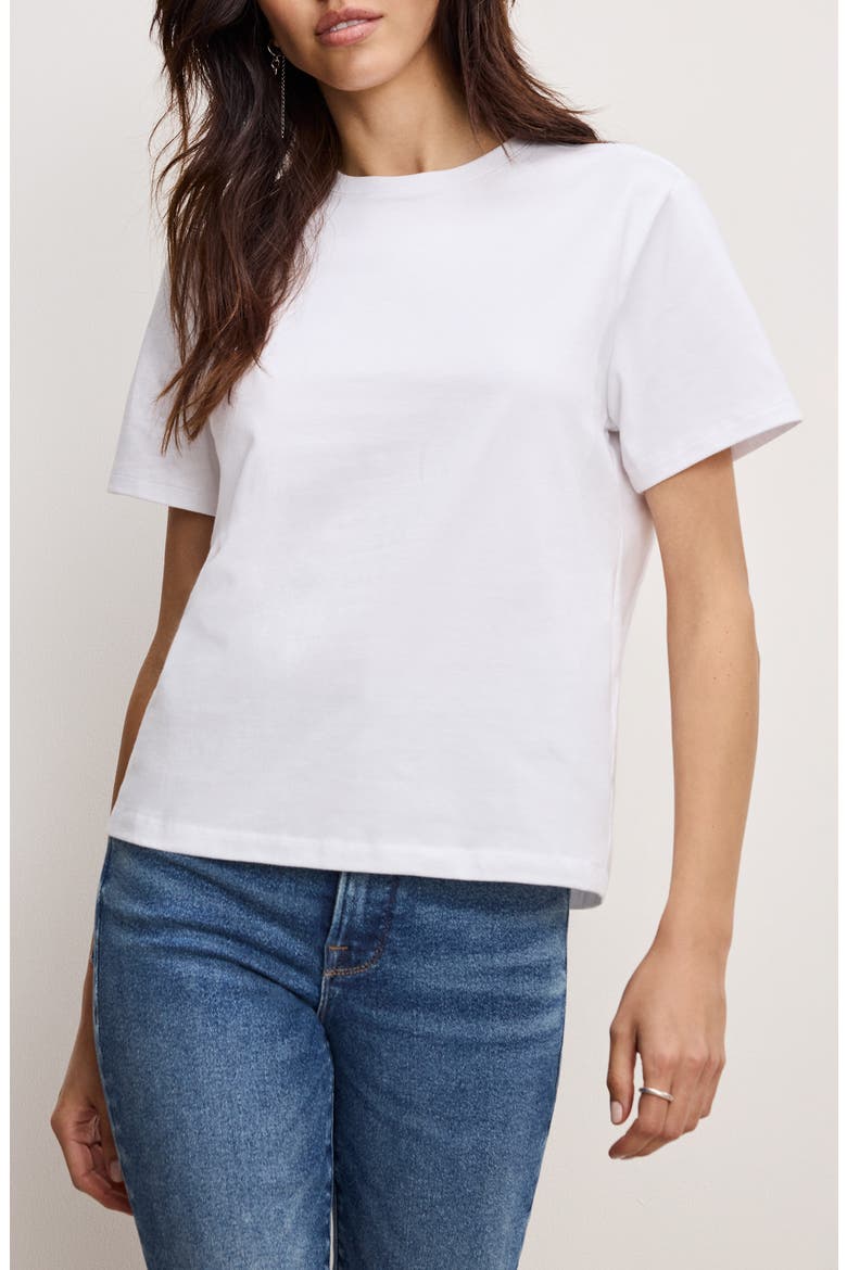 Classic Cotton T-Shirt, Main, color, WHITE001