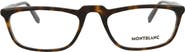 Montblanc 54mm Square Nose Bridge Optical Glasses