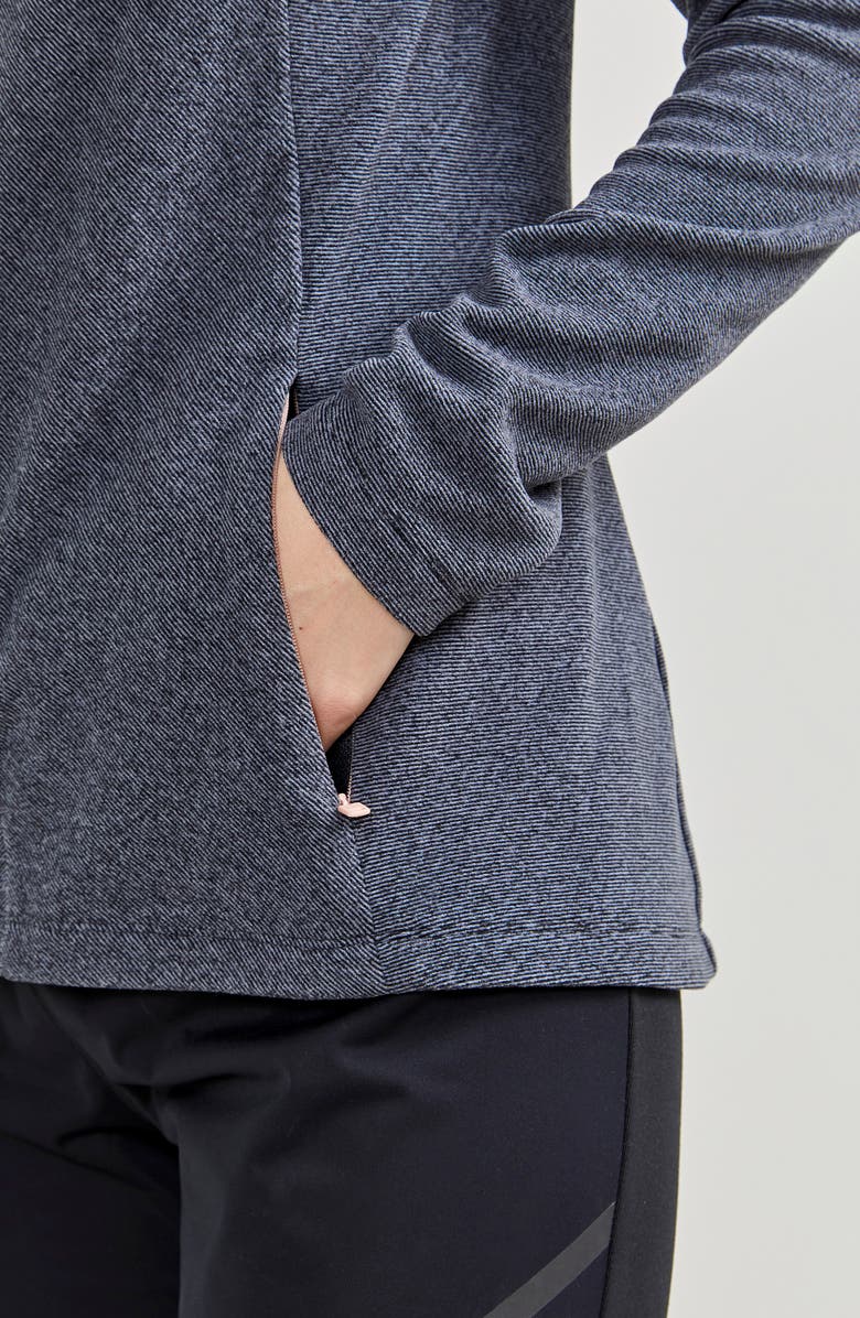 Craft Core Edge Thermal Midlayer Half Zip Pullover, Alternate, color, Asphalt/ Ash