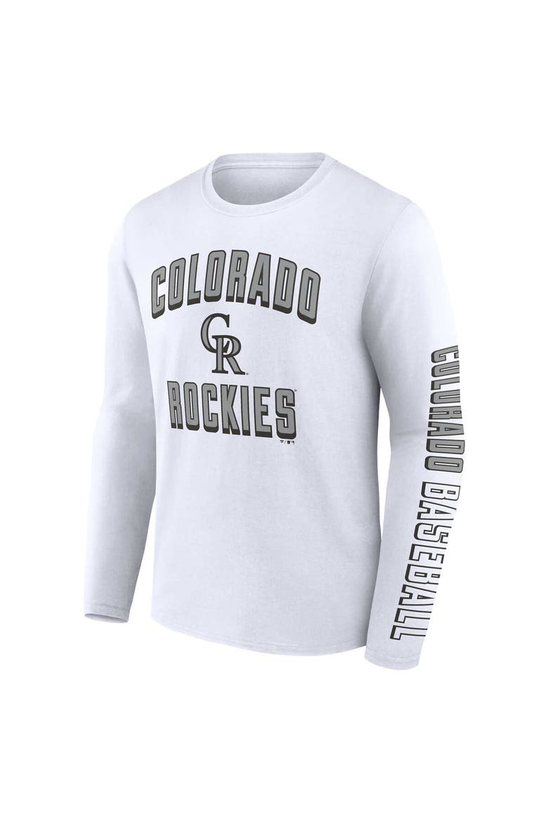 Men's Fanatics Branded Black/White Colorado Rockies Two-Pack Combo T-Shirt Set, Alternate, color, Black