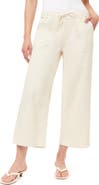 Kensie Drapey Easy Cropped Drawstring Pants