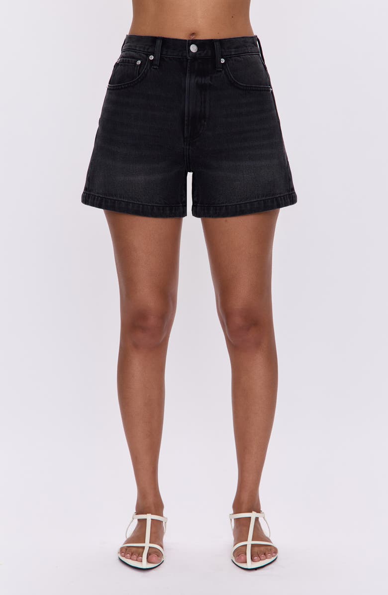 Pistola Saige High Waist Denim Shorts, Main, color, Glamour