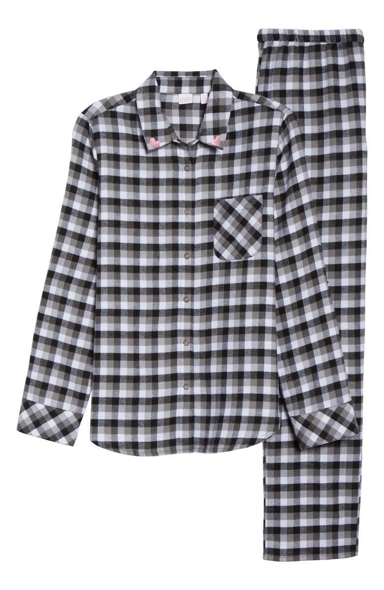 Make + Model Flannel Girlfriend Pajamas, Alternate, color,