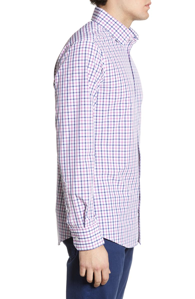 Mizzen+Main Gulph Trim Fit Check Shirt, Alternate, color, 