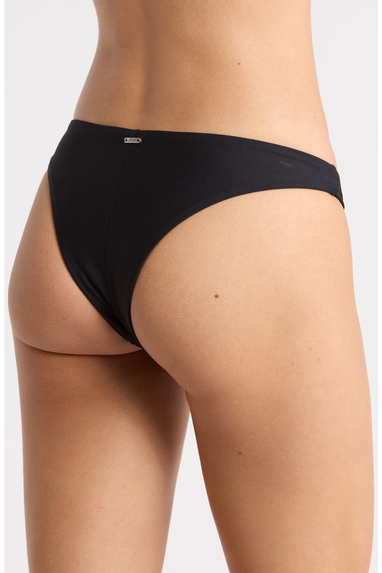 Iconic Bikini Bottoms, Alternate, color, BLACK