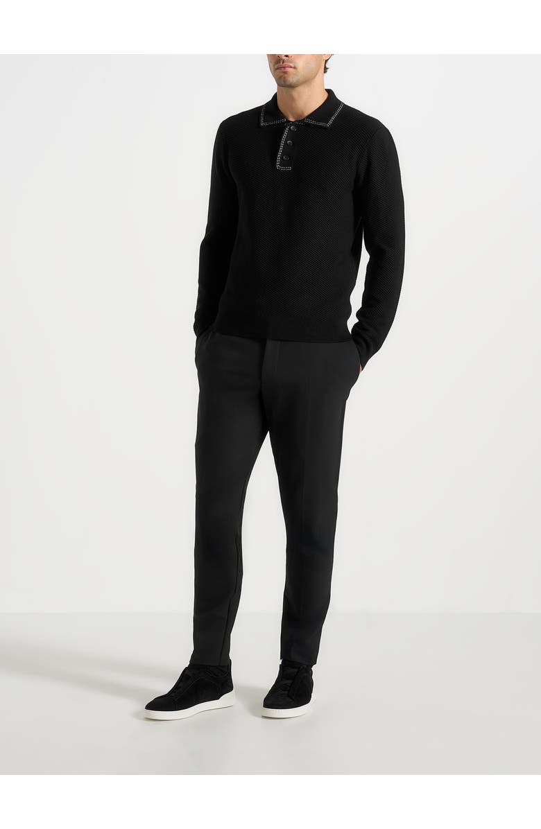 Manière De Voir Aiden Slim Fit Stretch Trousers, Alternate, color, Black