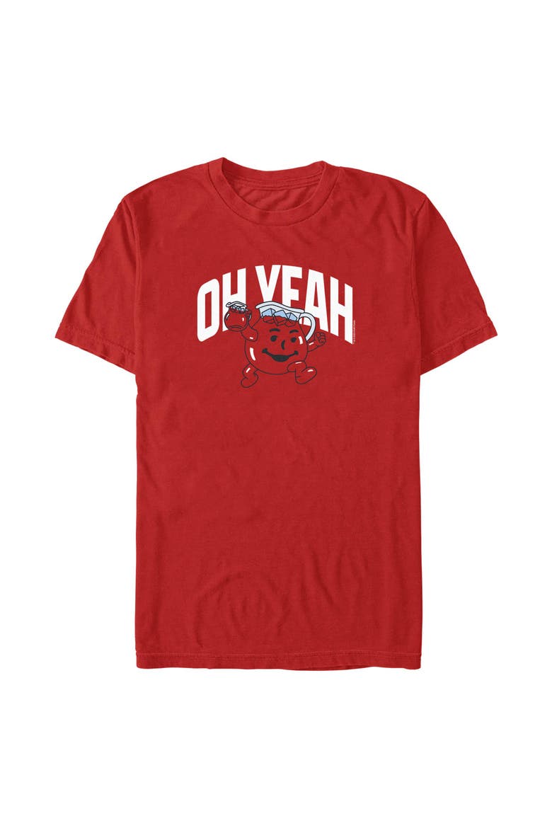 Men's Oh Yeah Man Short Sleeve Graphic T-Shirt, Alternate, color, Red