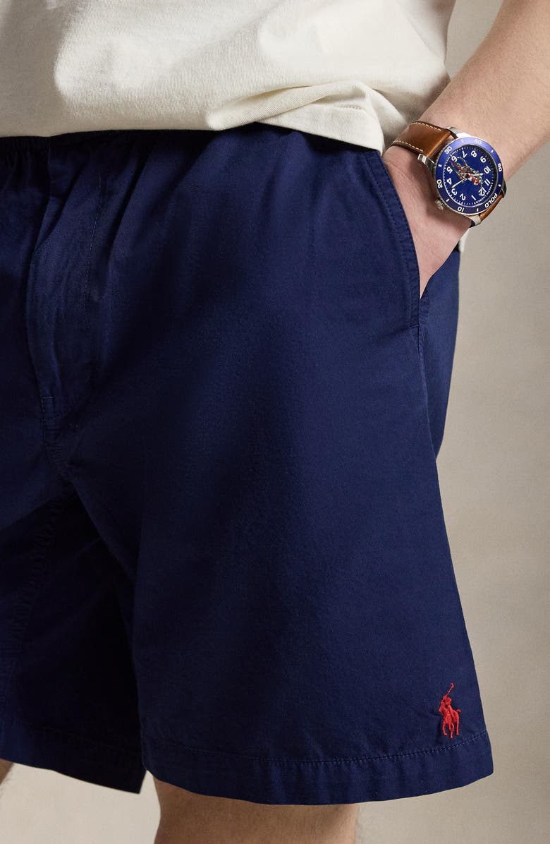 Polo Ralph Lauren Prepster Cotton Twill Shorts, Alternate, color, Spring Navy