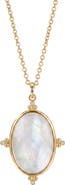 ARGENTO VIVO Mother of Pearl Oval Pendant Necklace