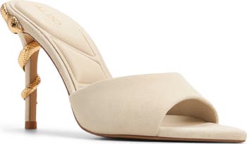 Seashella Pointed Toe Slide Sandal