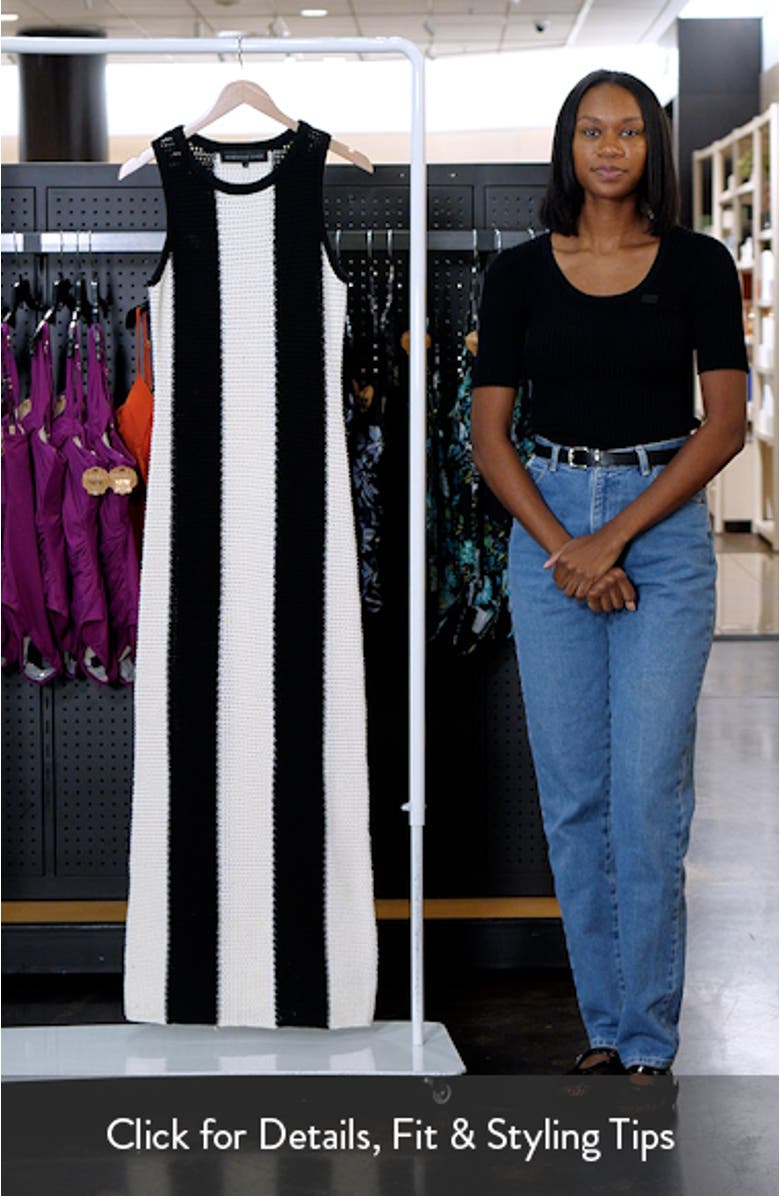 Vertical Stripe Maxi Dress, sales video thumbnail