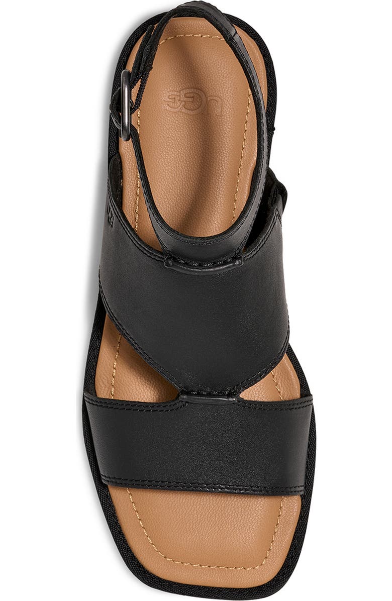 UGG<sup>®</sup> Delray Ankle Strap Sandal, Alternate, color, Black