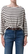 Citizens of Humanity French Sailor Stripe Boat Neck Top