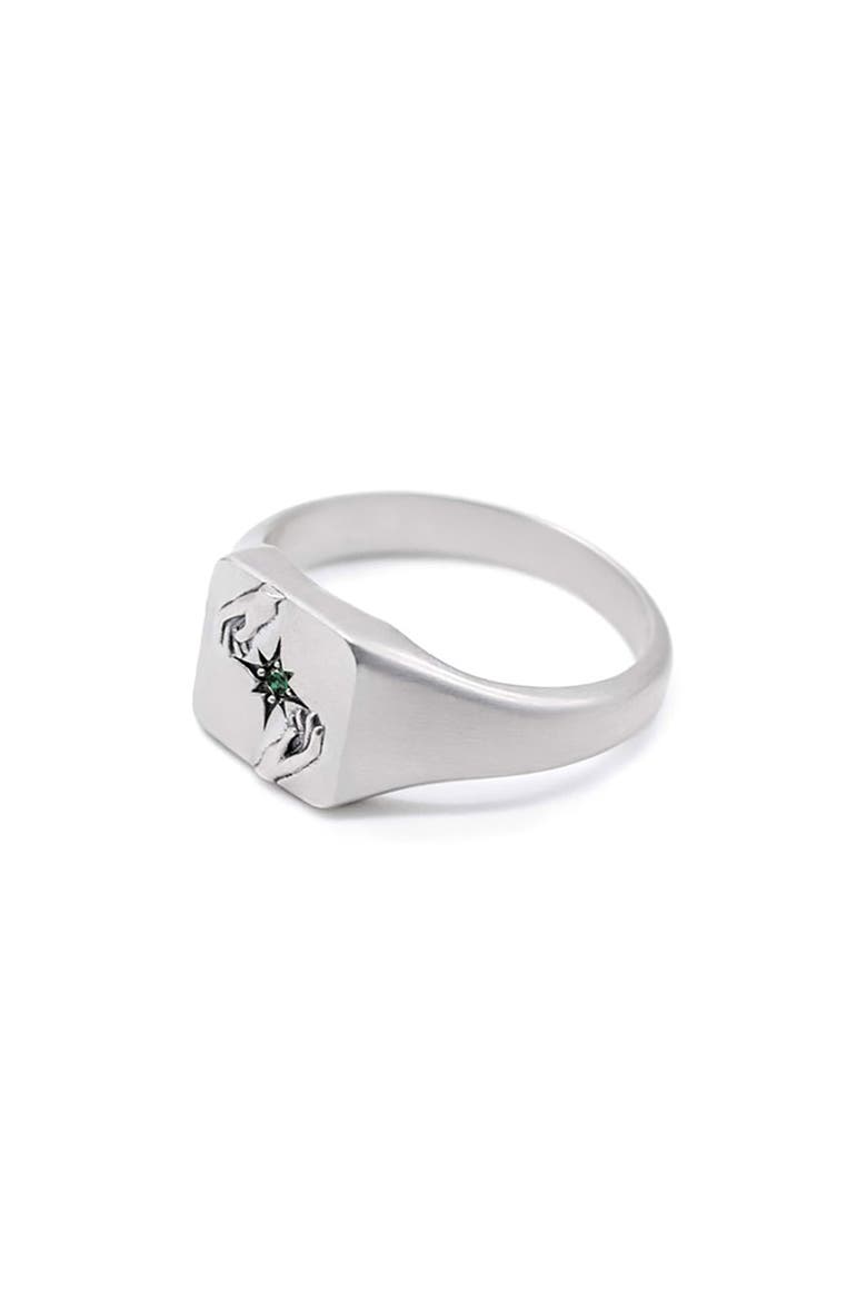 Silver Oracle Ring, Alternate, color, SILVER