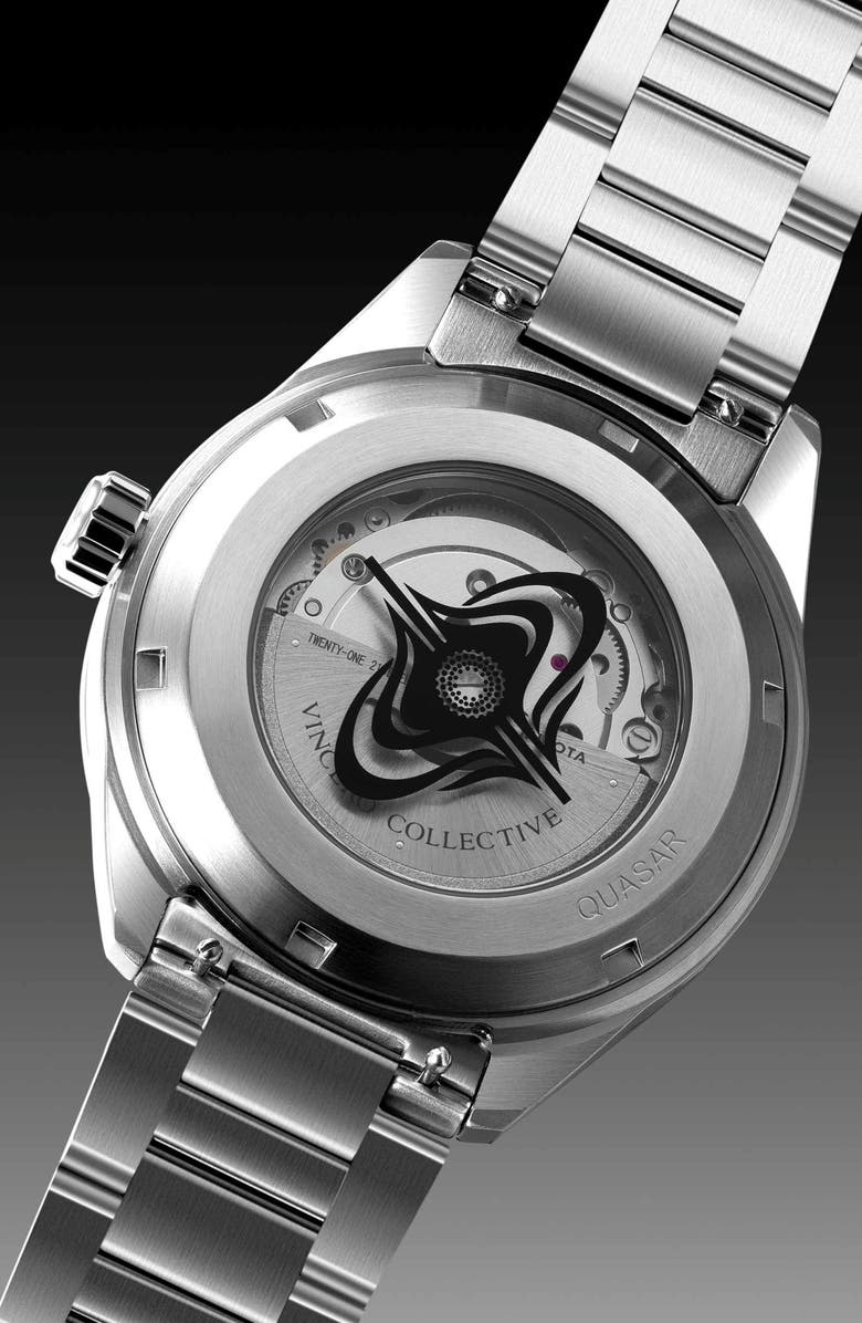 Vincero Icon Quasar Edition Automatic Bracelet Watch, 41mm, Alternate, color, Quasar
