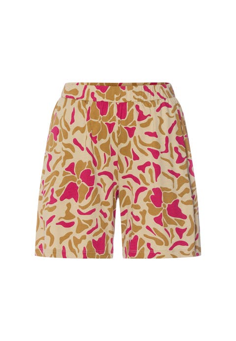 Sleep And Lounge Cotton Blend Shorts
