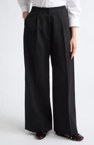Simone Rocha Back Bow Wide Leg Trousers