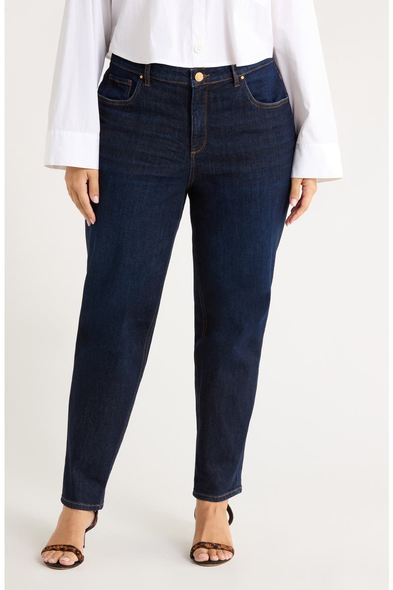 Naomi High Waist Ankle Straight Leg Jeans, Main, color, COURAGEOUSLY