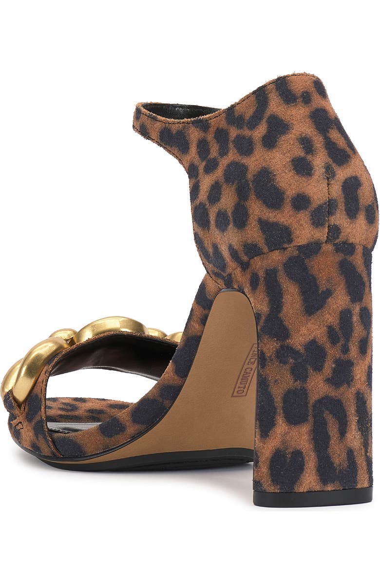 Vince Camuto Aurelia Ankle Strap Sandal, Alternate, color, Camel