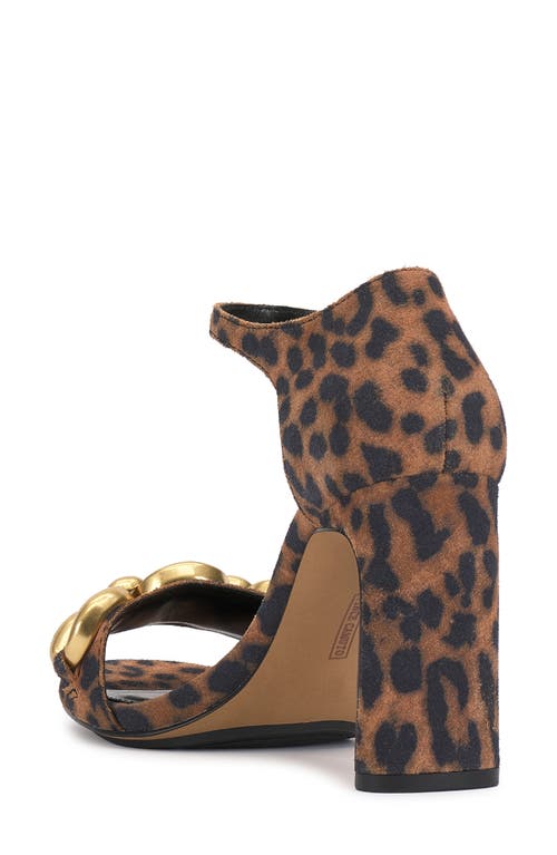 Vince Camuto Aurelia Ankle Strap Sandal In Brown