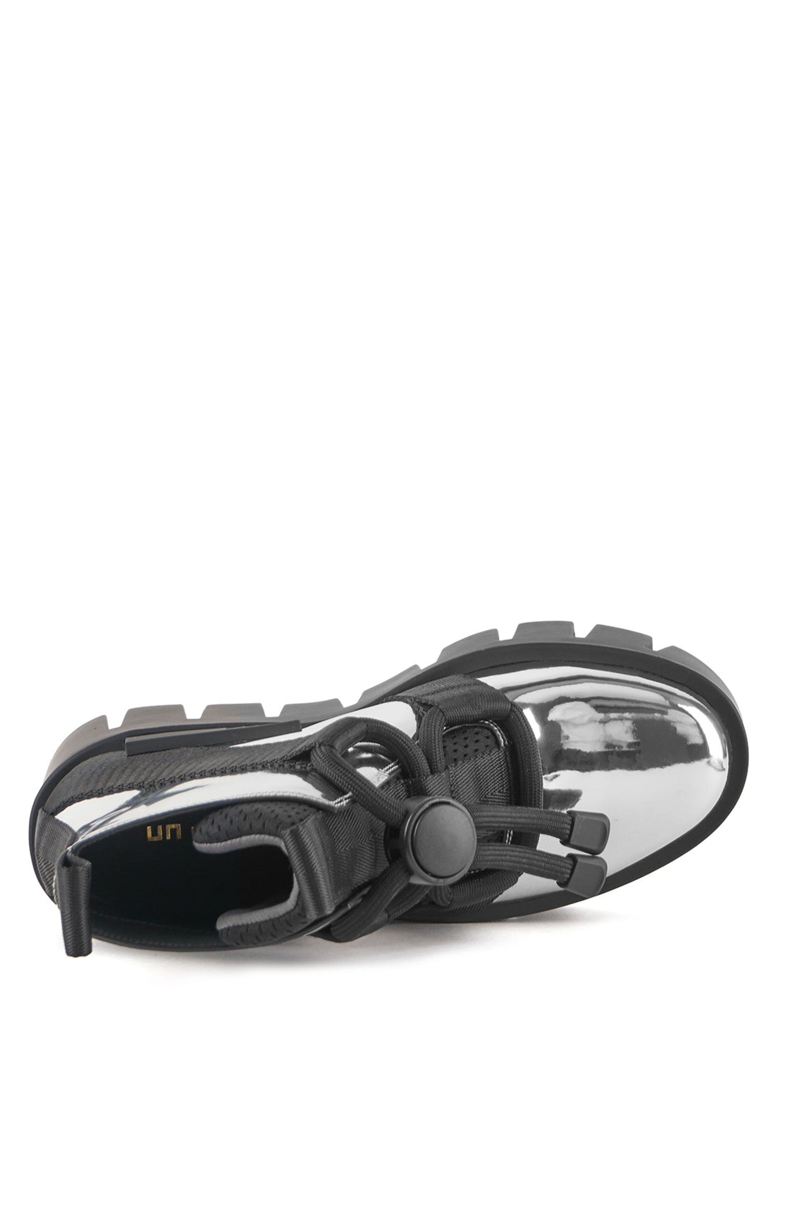 United Nude Grip Nomad Lo Platform Lug Bootie, Alternate, color, Silver