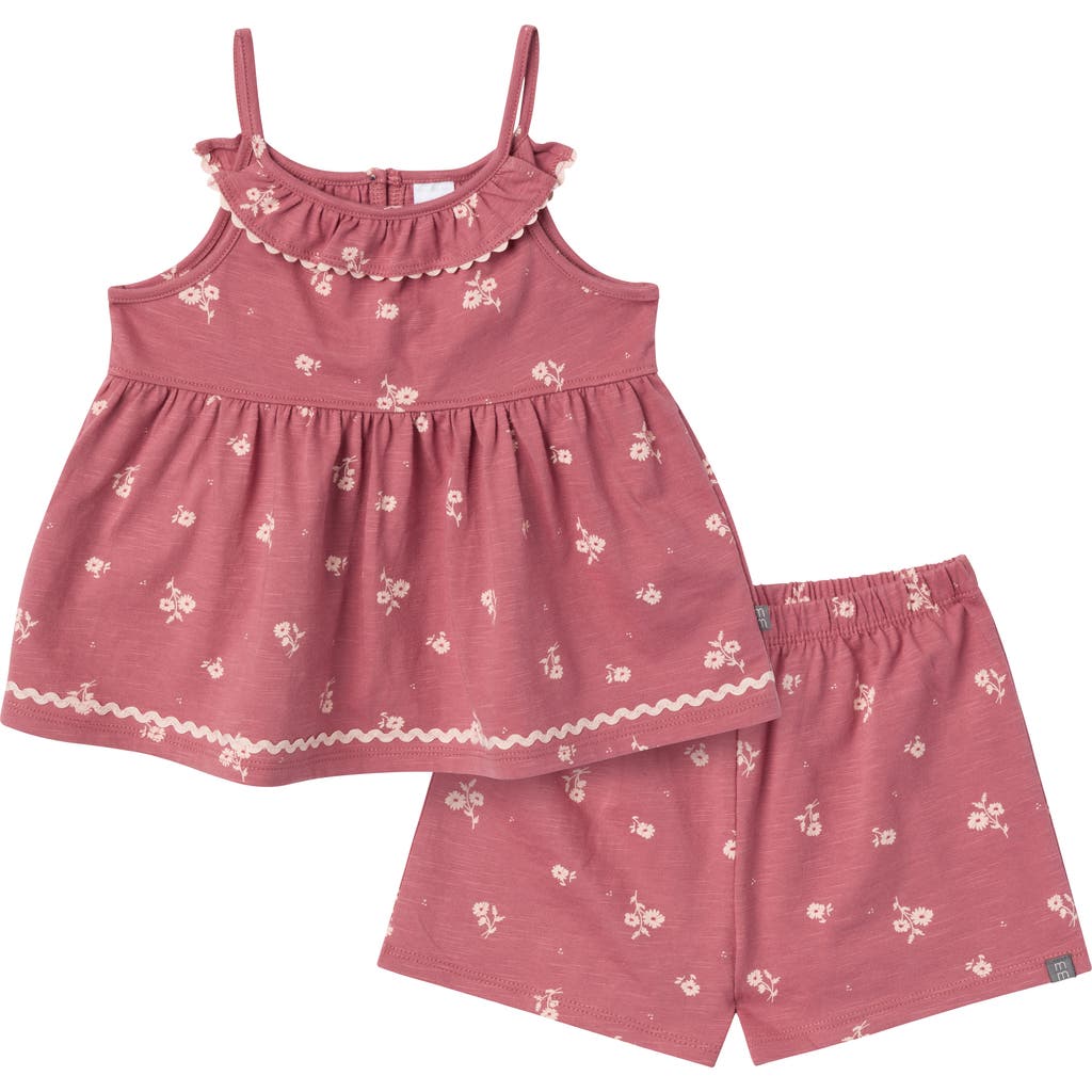 Shop Modern Moments™ By Gerber Ruffle Top And Shorts Set In Medium Rose Bouquet