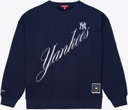 Mitchell & Ness Women's Mitchell & Ness Navy New York Yankees Script Sweatshirt