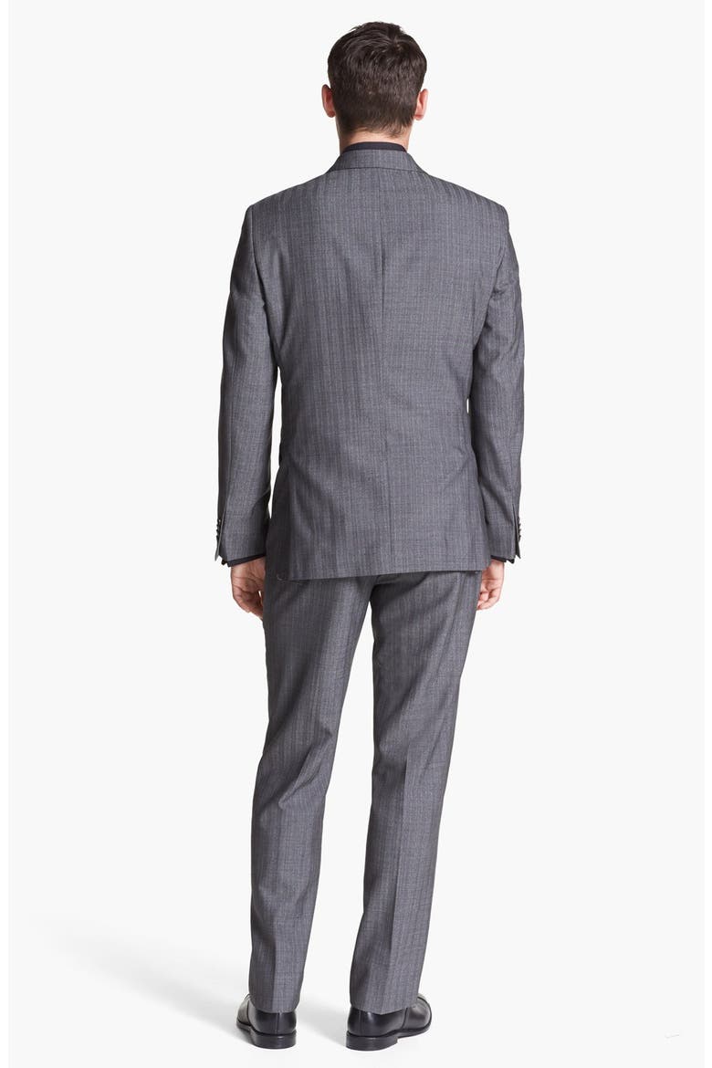 HUGO BOSS 'Malvin' Sharp Fit Dress Shirt, Alternate, color, BLACK