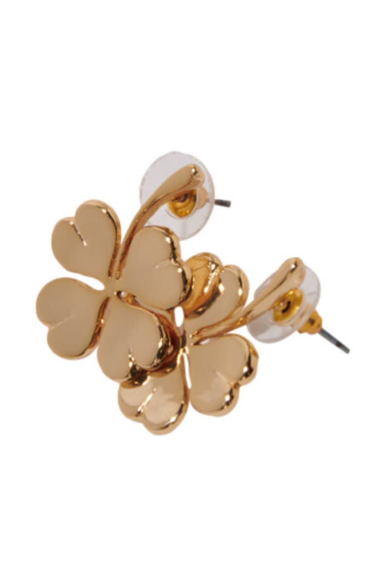 maje Shamrock earrings, Alternate, color,
