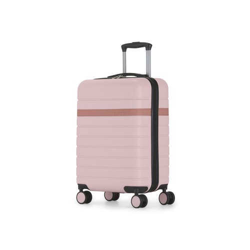 Bugatti Lisbon 2 Piece Hardside Luggage Set With Expansion In Pink