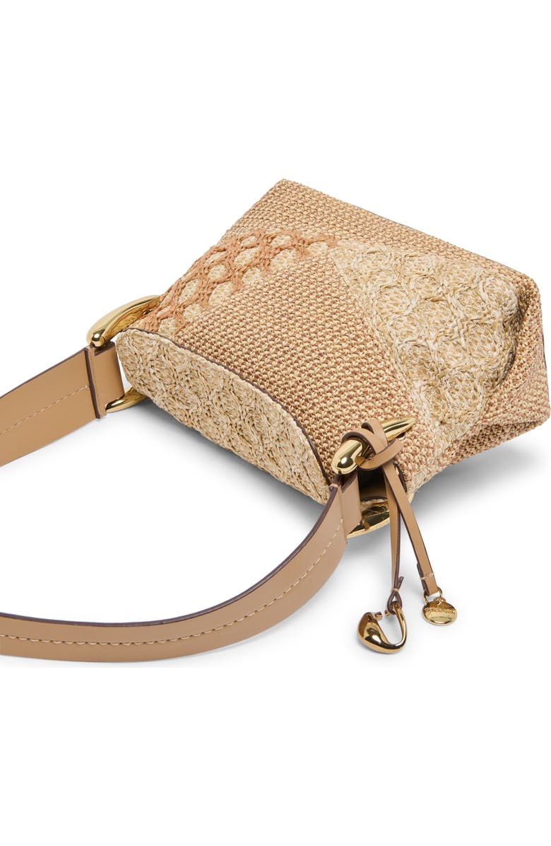Dolce Vita Matilda Patchwork Raffia Shoulder Bag, Alternate, color,
