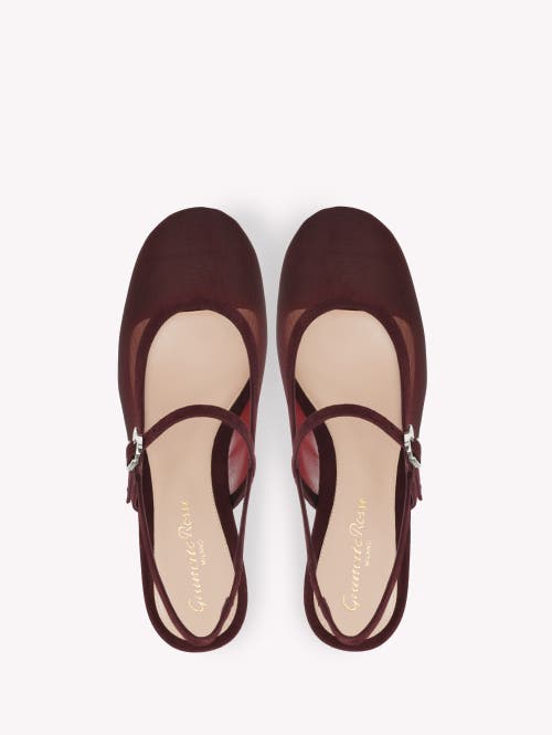 Gianvito Rossi 45 Leather-trimmed Slingback Mary Jane Pumps